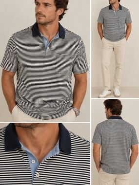 Old School Knit Striped Shirt M